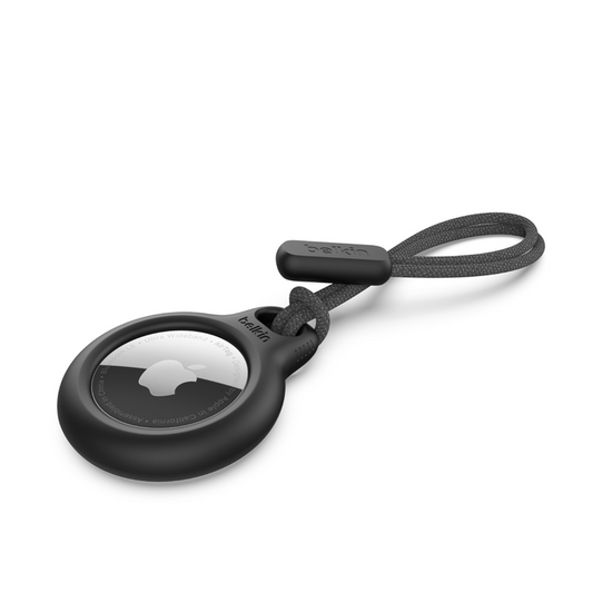 Secure Holder con correa para AirTag Negro
