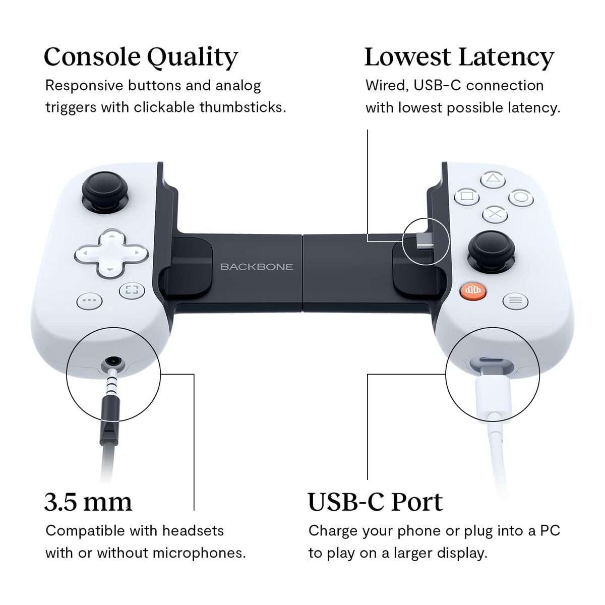 Backbone One - PlayStation Edition USB-C Blanco