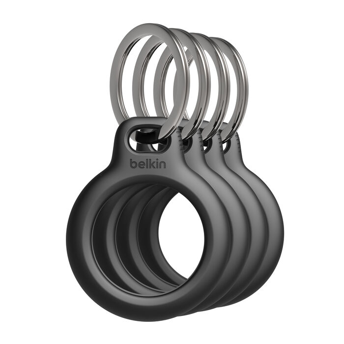 Belkin Secure Holder with Key Ring for AirTag - 4 Pack