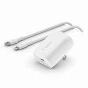 Belkin 20W USB-C PD Cargador de Pared + Cable USB C - LGT