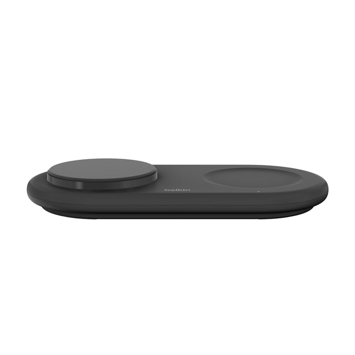 Belkin MagSafe Qi2 15 W  2 en 1  Pad para iPhone y AirPods Black