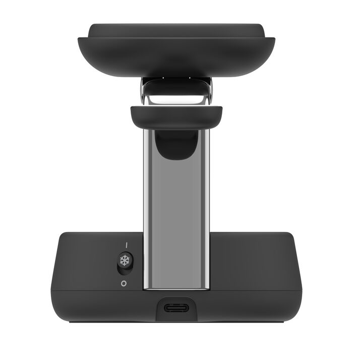 Belkin Qi2 25W 3 en 1 UltraCharge Pro Magnetic Charging Dock Charcoal