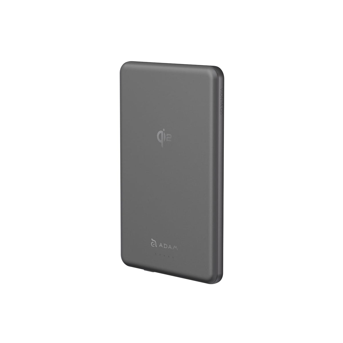 Adam Elements VIONTA Q10 Qi2 Ultra-Slim Power Bank 10,000 mAh - Grey