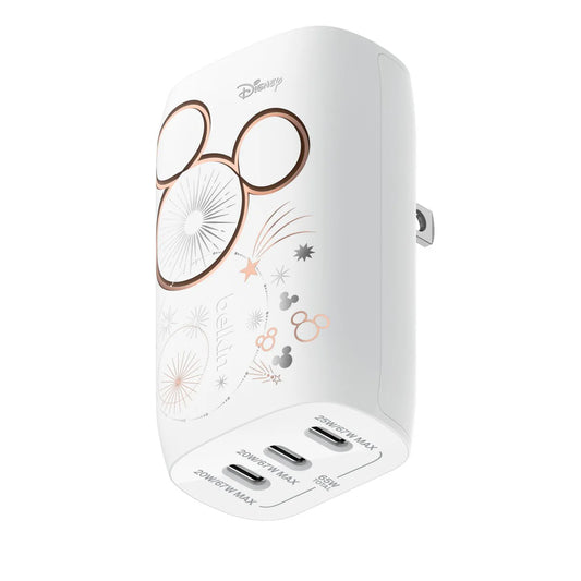 Belkin 67W USB-C PD PPS Wall Charger  3 USB-C Mickey