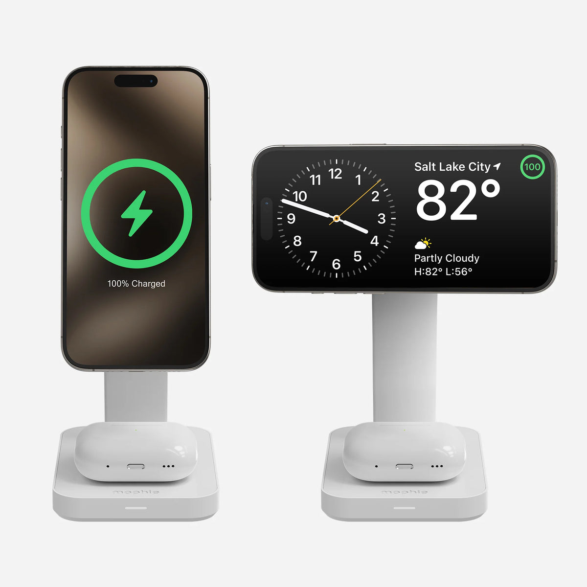 Mophie 3 in 1 Qi2 Charging Stand White