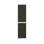 Correa loop deportiva color ciprés para caja de 45 mm