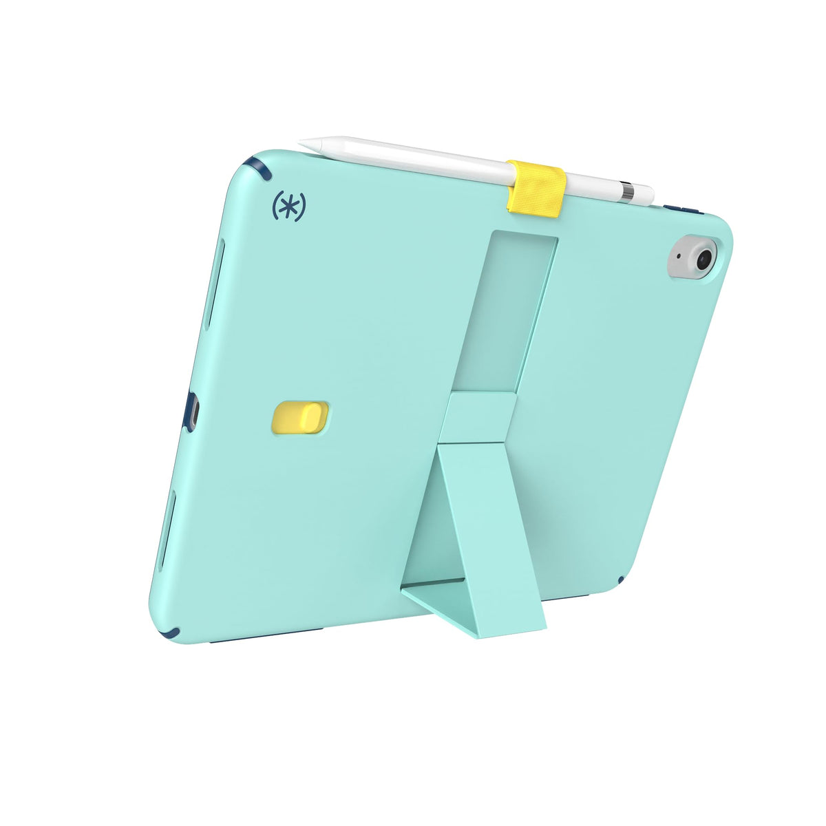 Speck Standy Shell Case para iPad 10/11 Gen - Glass Teal/Deep Sea Blue/Daisy Yellow
