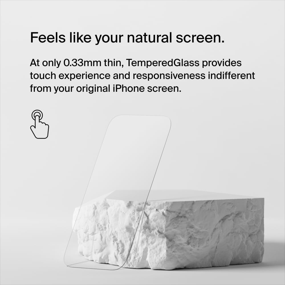 Protector de pantalla de vidrio Belkin para ​​​​​​​Apple iPhone 15