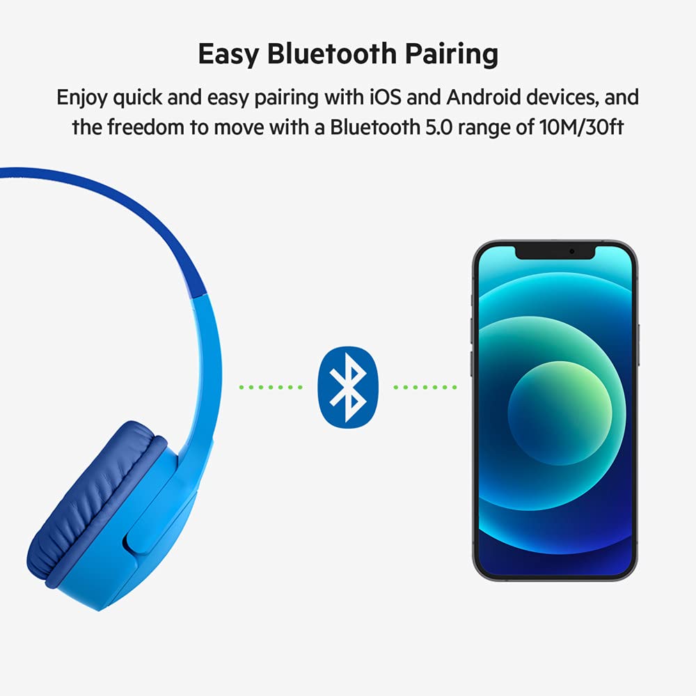 Belkin auriculares inalámbricos supraaurales para niños - Blue