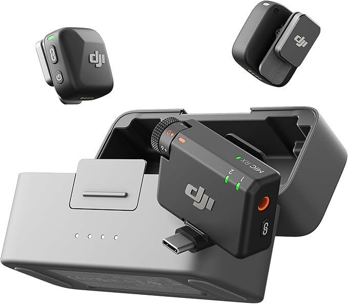 DJI Mic Mini 2 (2 TX + 1 RX + Charging Case)