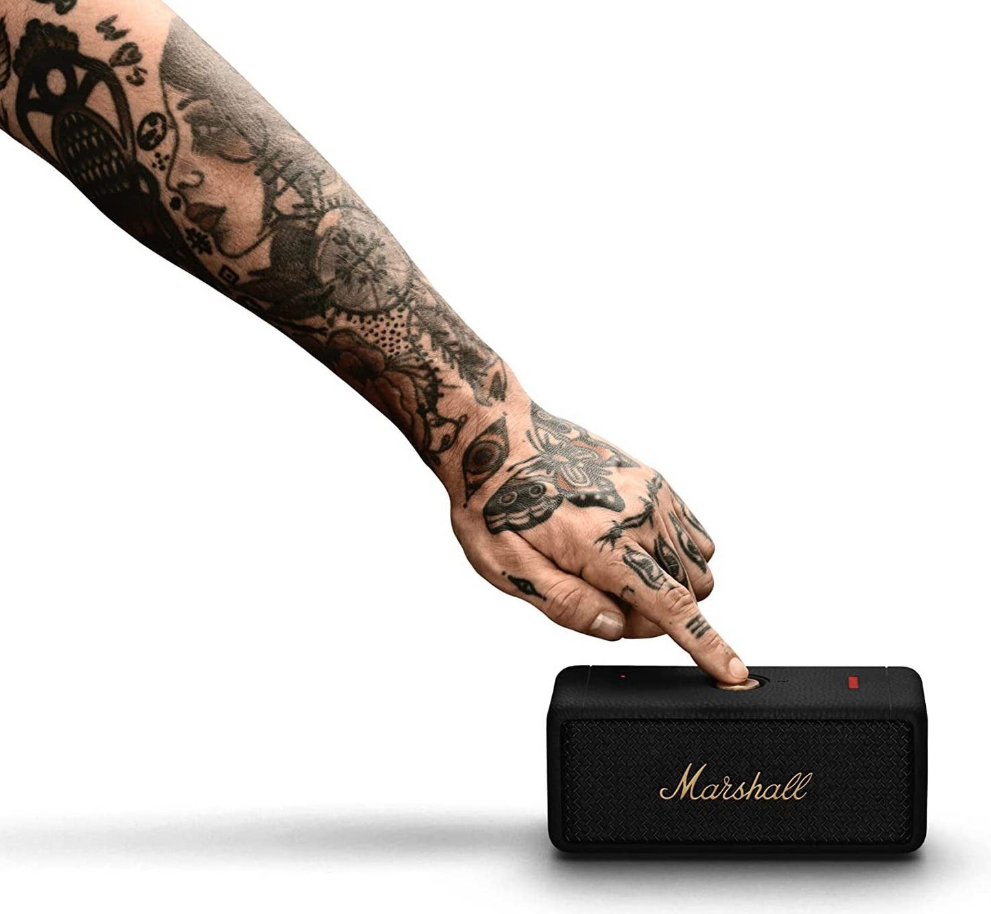 Marshall Emberton II Bluetooth Speaker - Black and Brass