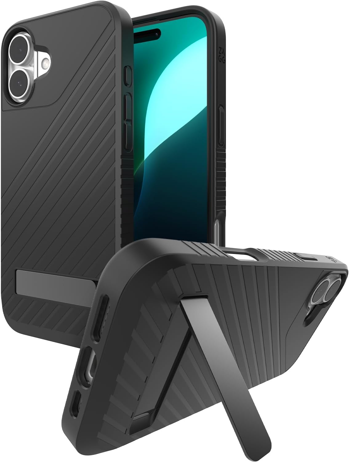 ZAGG Cases Denali Snap KS LGPL-FG-Black iPhone 16 Plus