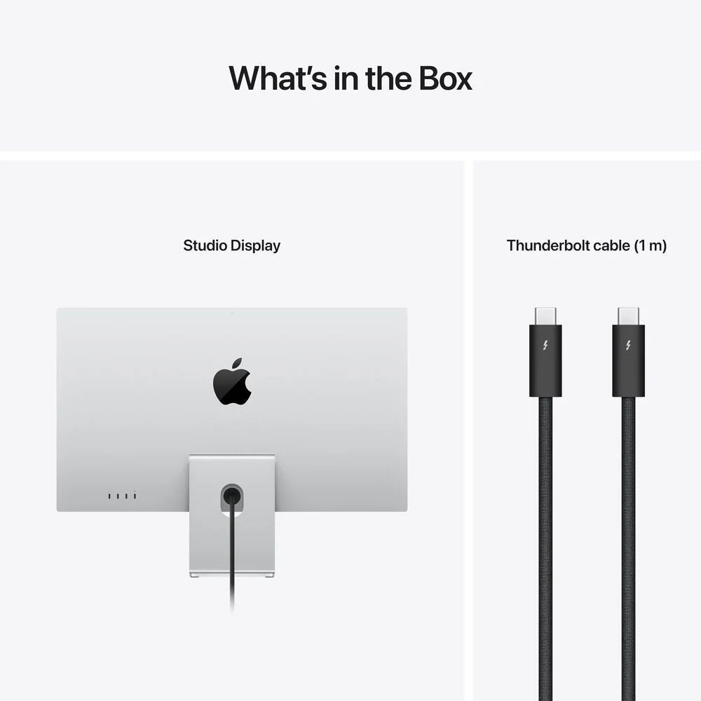 Apple Studio Display con vidrio nanotexturizado y soporte con inclinación ajustable