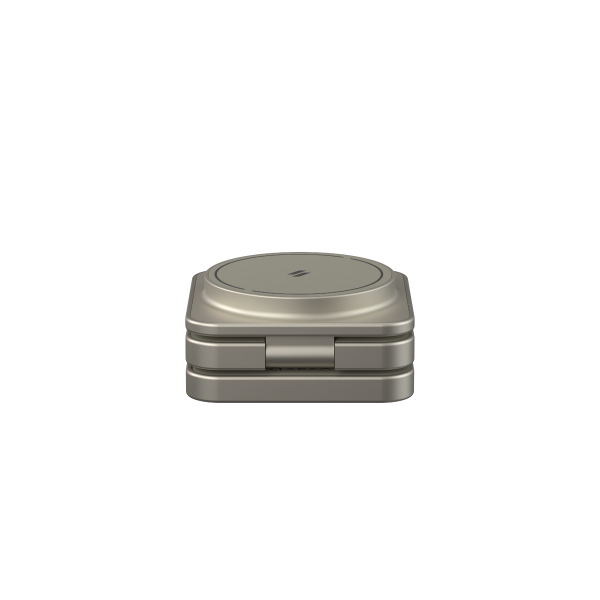 Adam Elements Mag 3 Ultra Qi2 25W 3-in-1 Foldable Charger - Grey