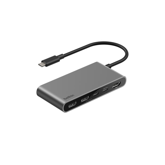 Belkin USB-C 5-in-1 Hub / 2 USB-A 5Gbps / USB-C 5Gbps / USB-C PD 3.0 100W / HDMI 2.0 4K 60Hz