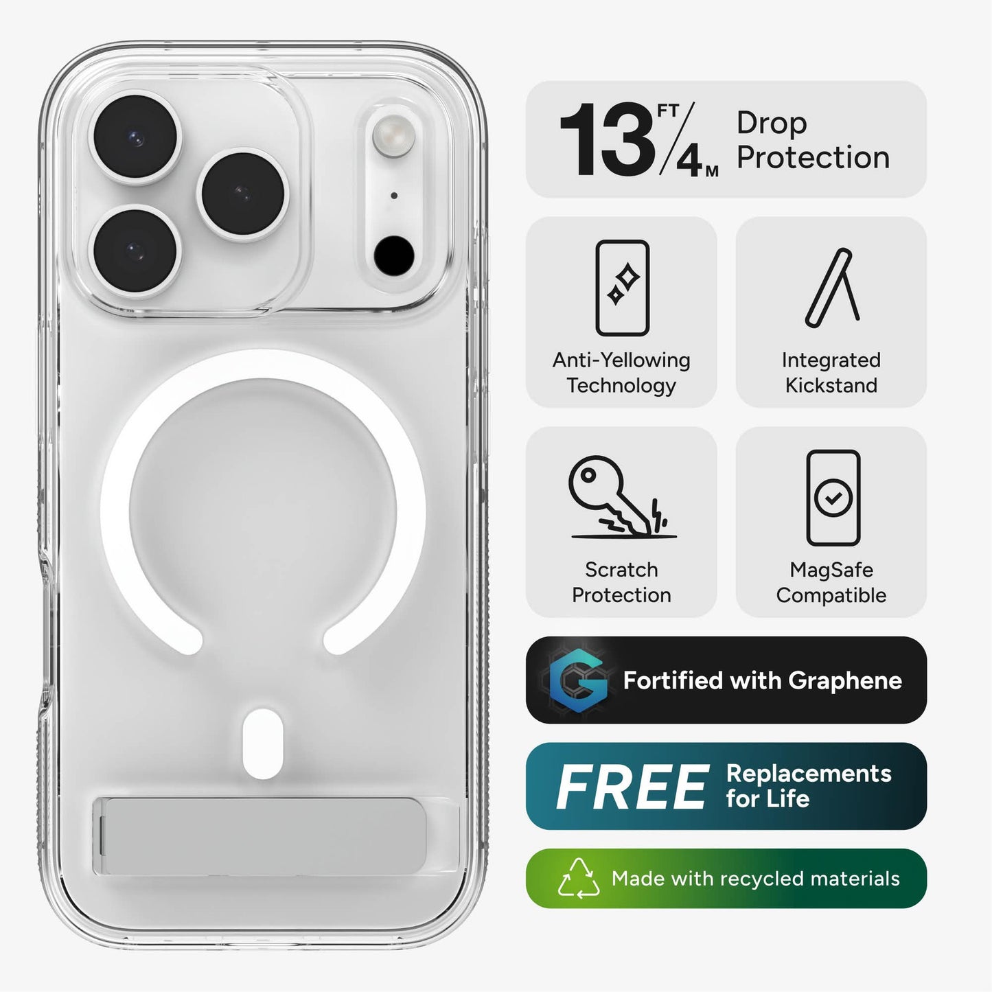 ZAGG Cases Crystal Palace Snap iPhone 17 Pro Max