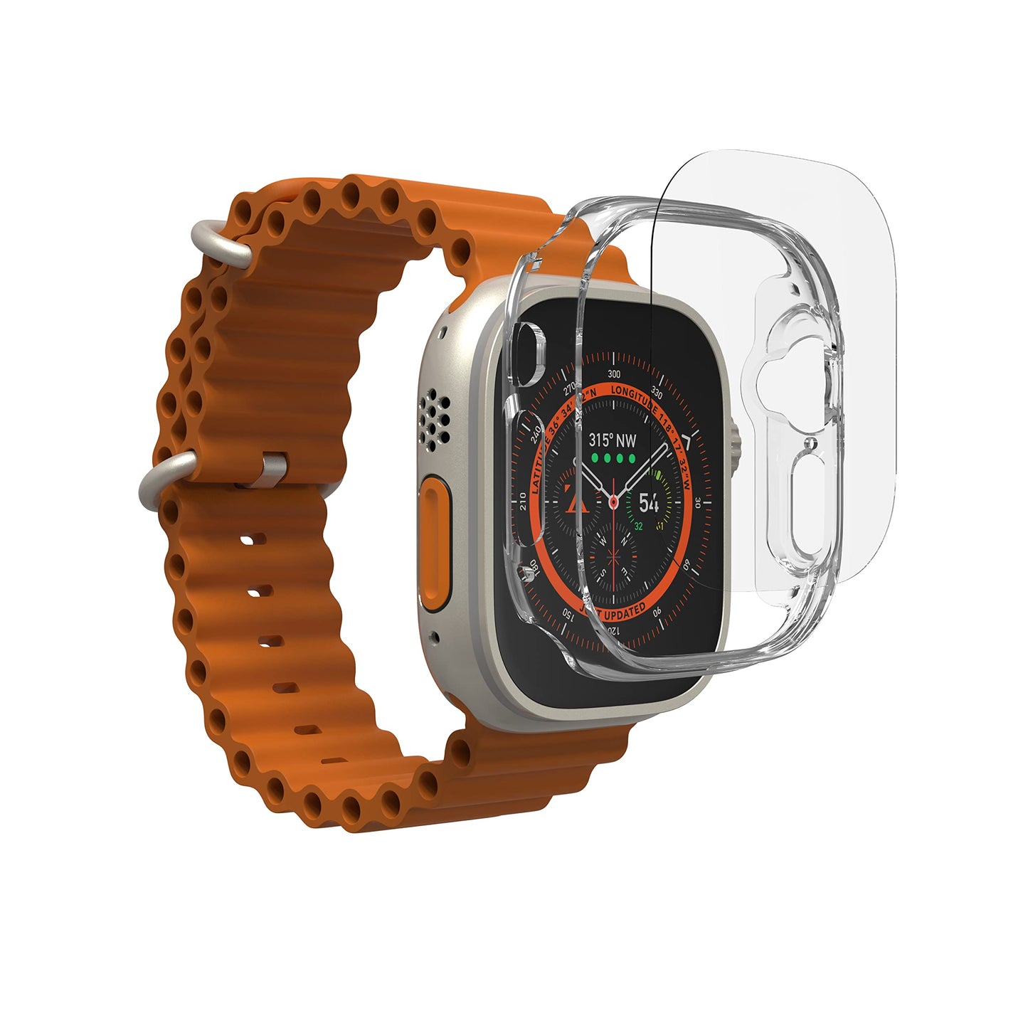 Zagg Fusion 360 Apple Watch Ultra 49mm Clear