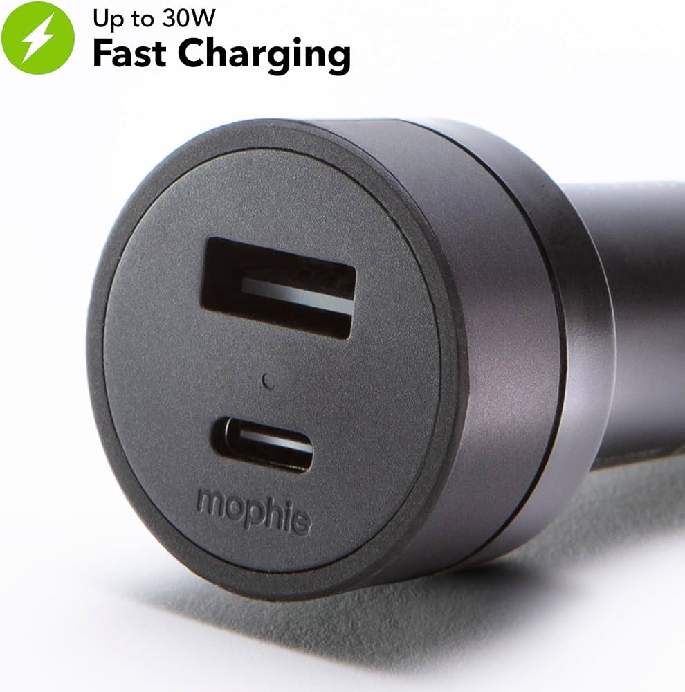 Mophie ACC Car Charger USB-C & USB-A 42W