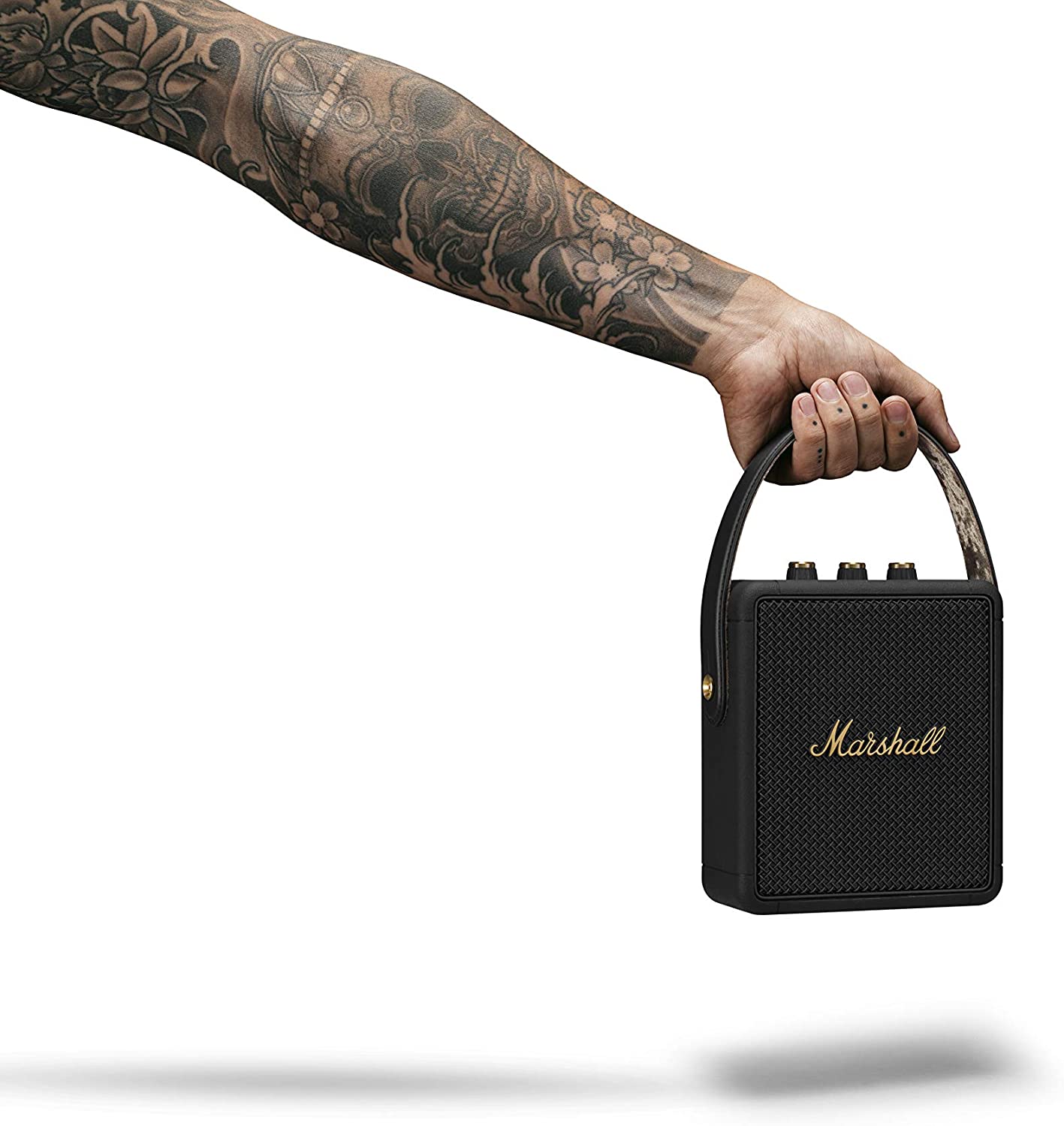 Marshall Stockwell II Bluetooth Speaker 120/230V -  Black Brass