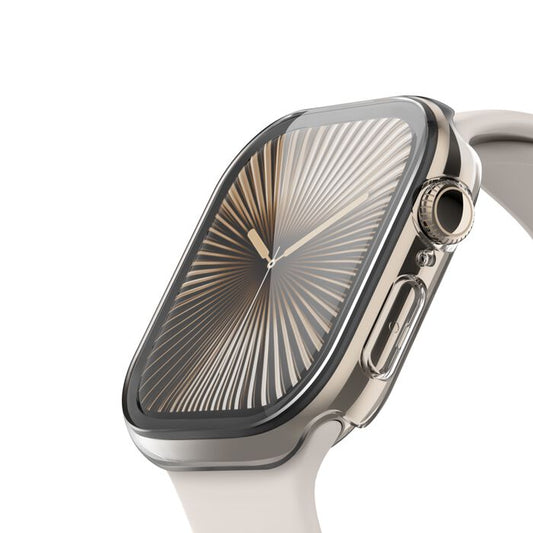 Protector de pantalla Belkin 2 en 1 TemperedCurve para Apple Watch Series 10 (46 mm/transparente)