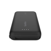 Belkin 10K Power Bank 20W PD + USB-C Cable, Black