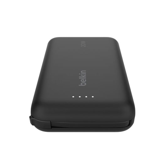 Belkin 10K Power Bank 20W PD + USB-C Cable, Black