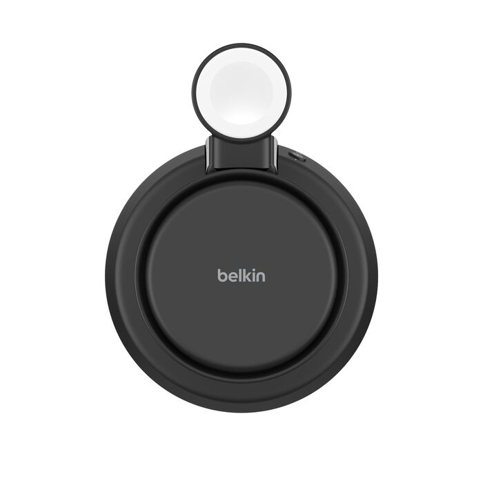 Belkin Qi2 25W 3 en 1 UltraCharge Pro Magnetic Charging Dock Charcoal