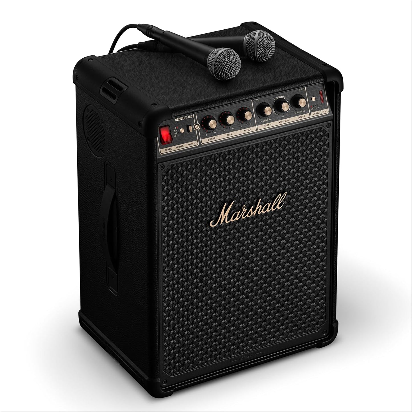 Marshall Bromley 450 Party Speaker - Black and Brass