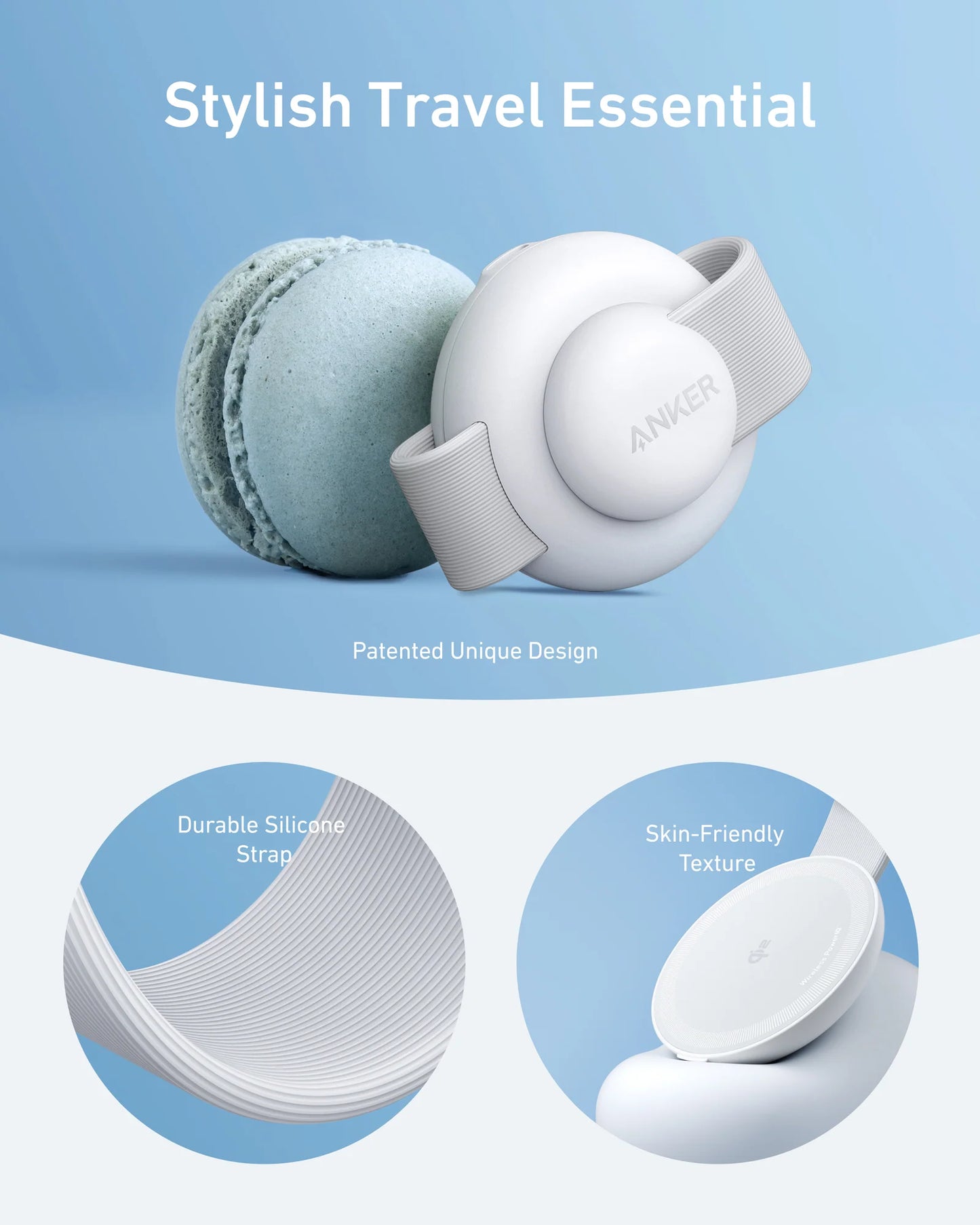 Anker MagGo Wireless Charging Station 3 in 1 Foldable Pad