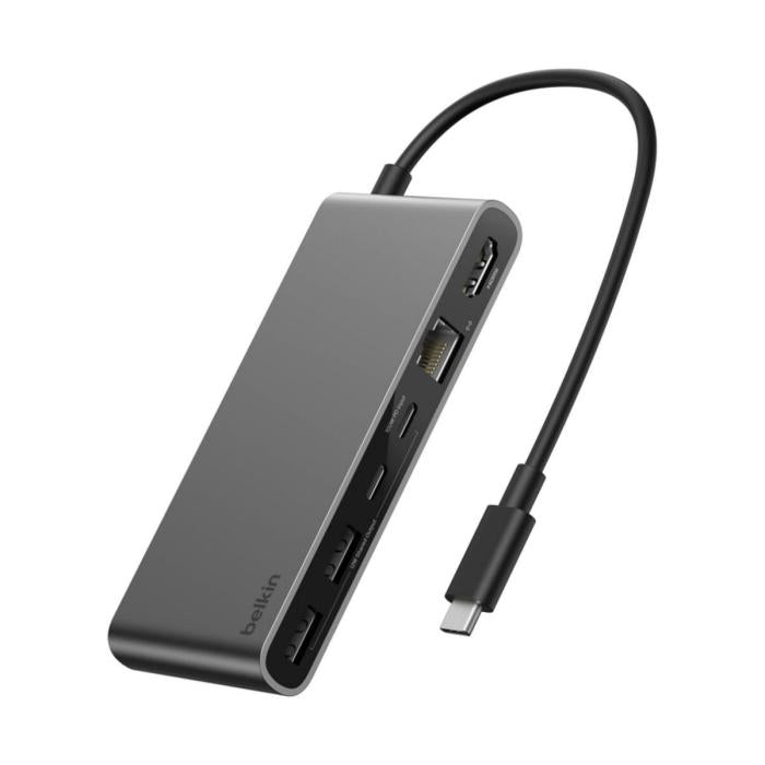 Belkin USB-C 8-in-1 Hub / 2 USB-A 10Gbps / USB-C 10Gbps / USB-C PD 3.0 100W 10Gbps/ HDMI 2.0 4K@60Hz