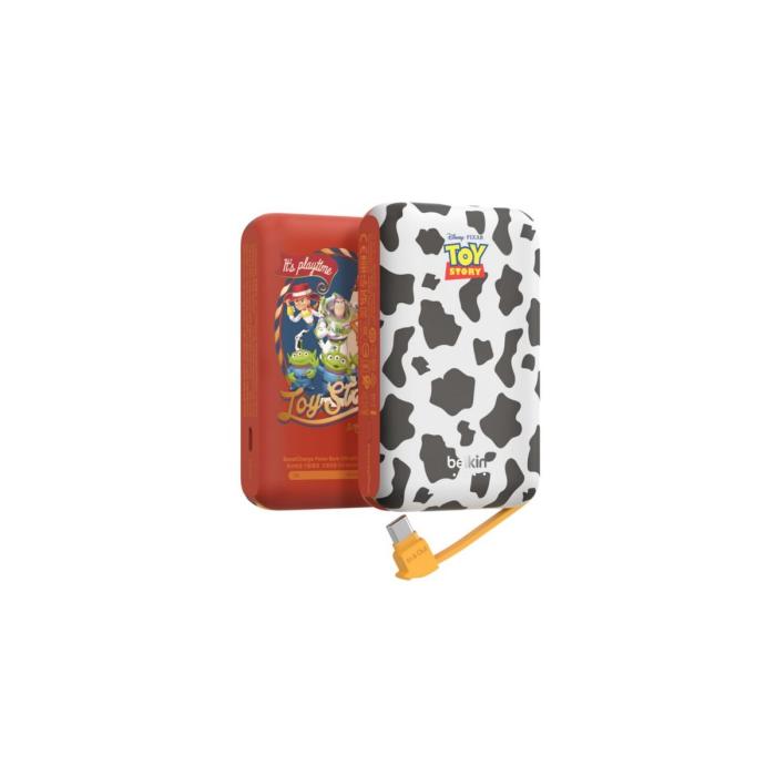 Belkin 10K Power Bank with 20W PD + Integrated USB-C Cable Toy Story