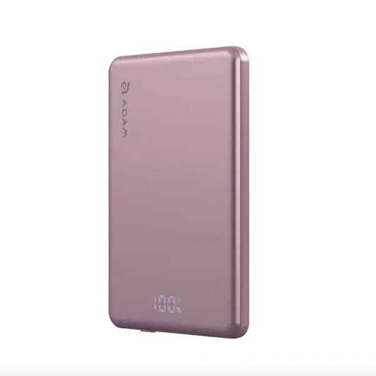 Adam Elements VIONTA L5 Ultra Slim Magnetic Wireless Charging Power Bank 5000mAh -  Pink