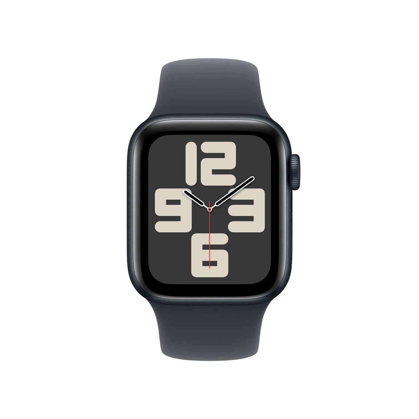 Apple Watch SE GPS • Caja de aluminio color medianoche de 44 mm • Correa deportiva color medianoche - M/L