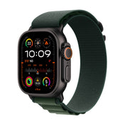 Apple Watch Ultra 2 GPS + Cellular • Caja de titanio negro de 49 mm • Correa Alpine verde oscuro - Grande