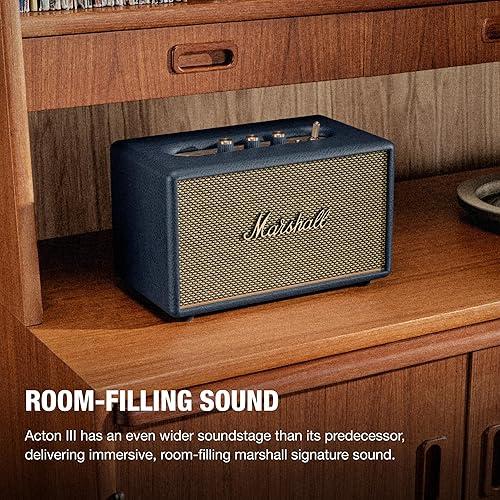 Marshall Acton III Bluetooth Speaker - Midnight Blue