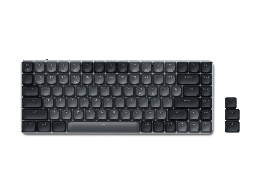 Teclado Satechi SM1 Slim retroiluminado Bluetooth color negro