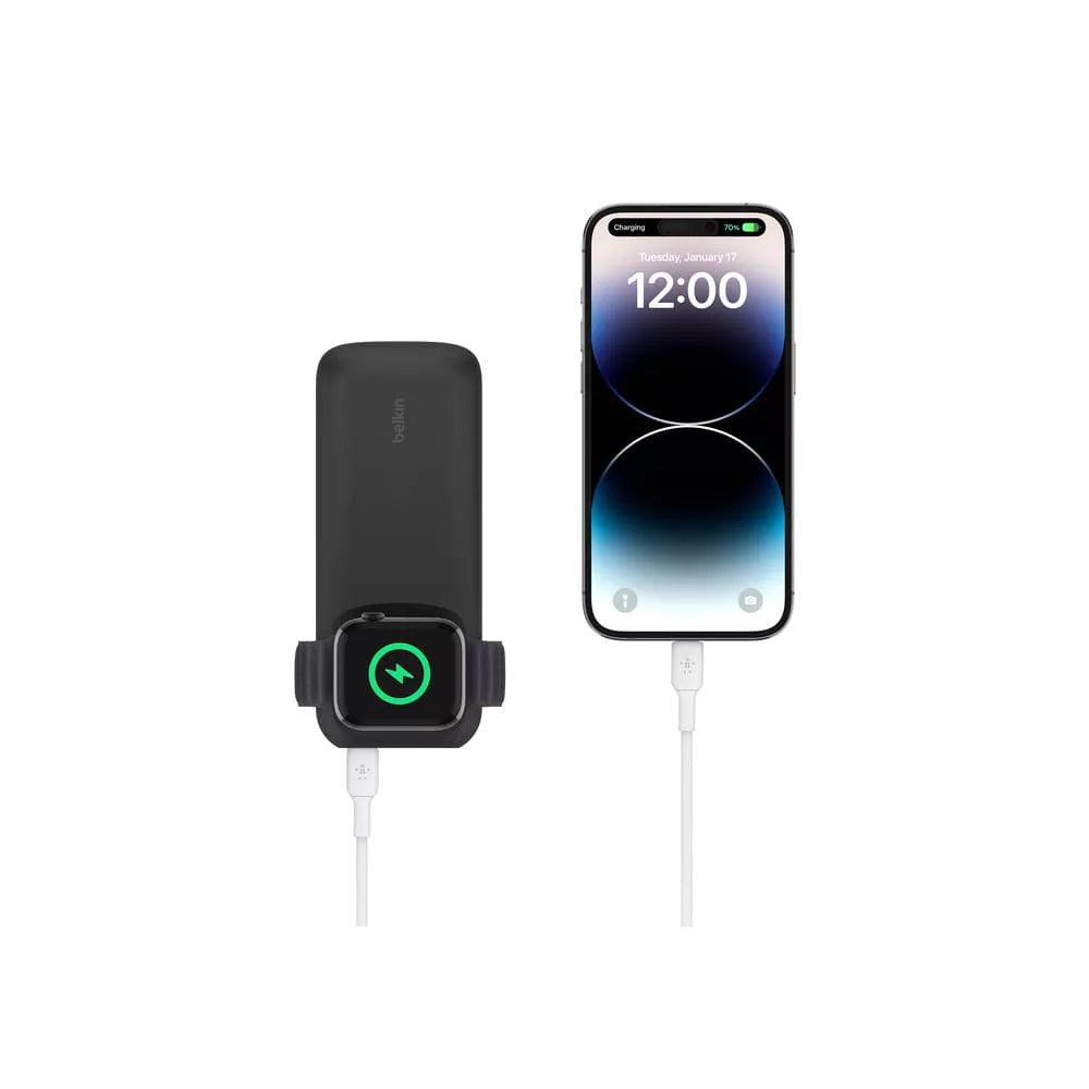 Belkin batería portátil 10,000 mAh USB-C de 20w y carga rápida Apple Watch