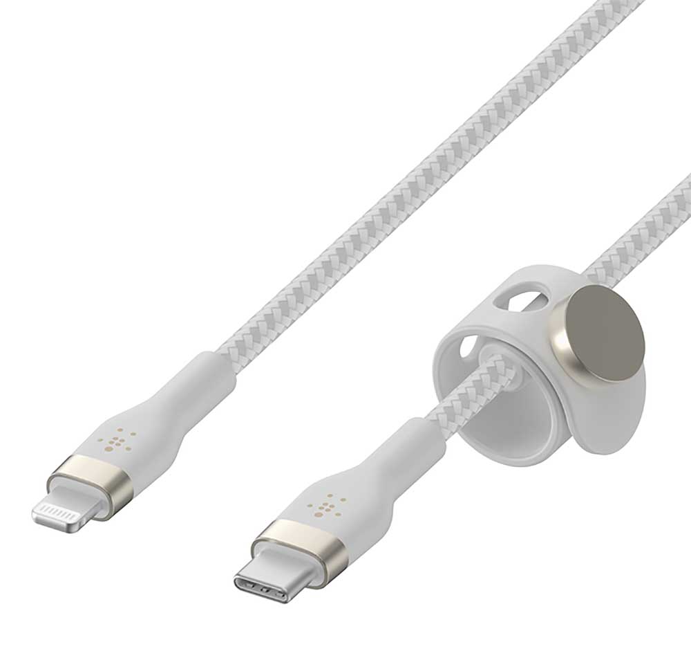 Belkin Cable Pro Flex  USB-C to Lightning Cable 3m White