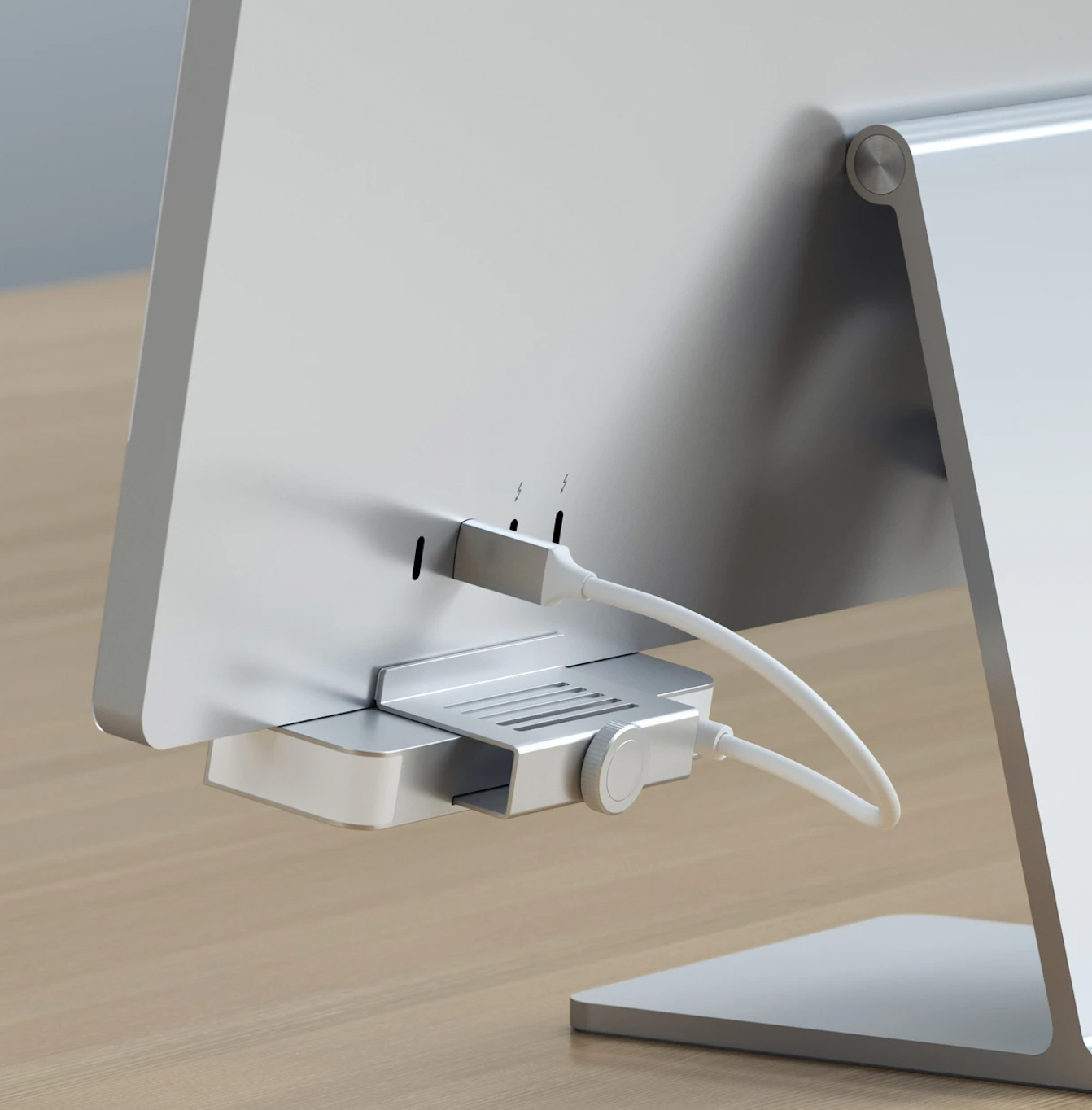 Satechi USB-C Clamp Hub para iMac 24"