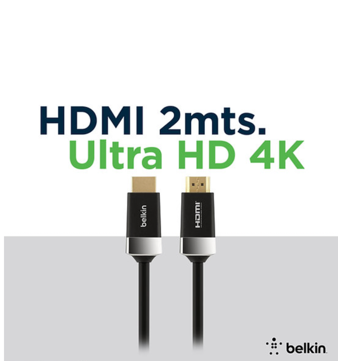 Belkin High Speed HDMI Cable HDMI (M) to HDMI (M) 2mts Black