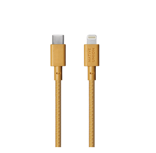 Native Union Cable USB-C a Lightning, 1.2m - Kraft