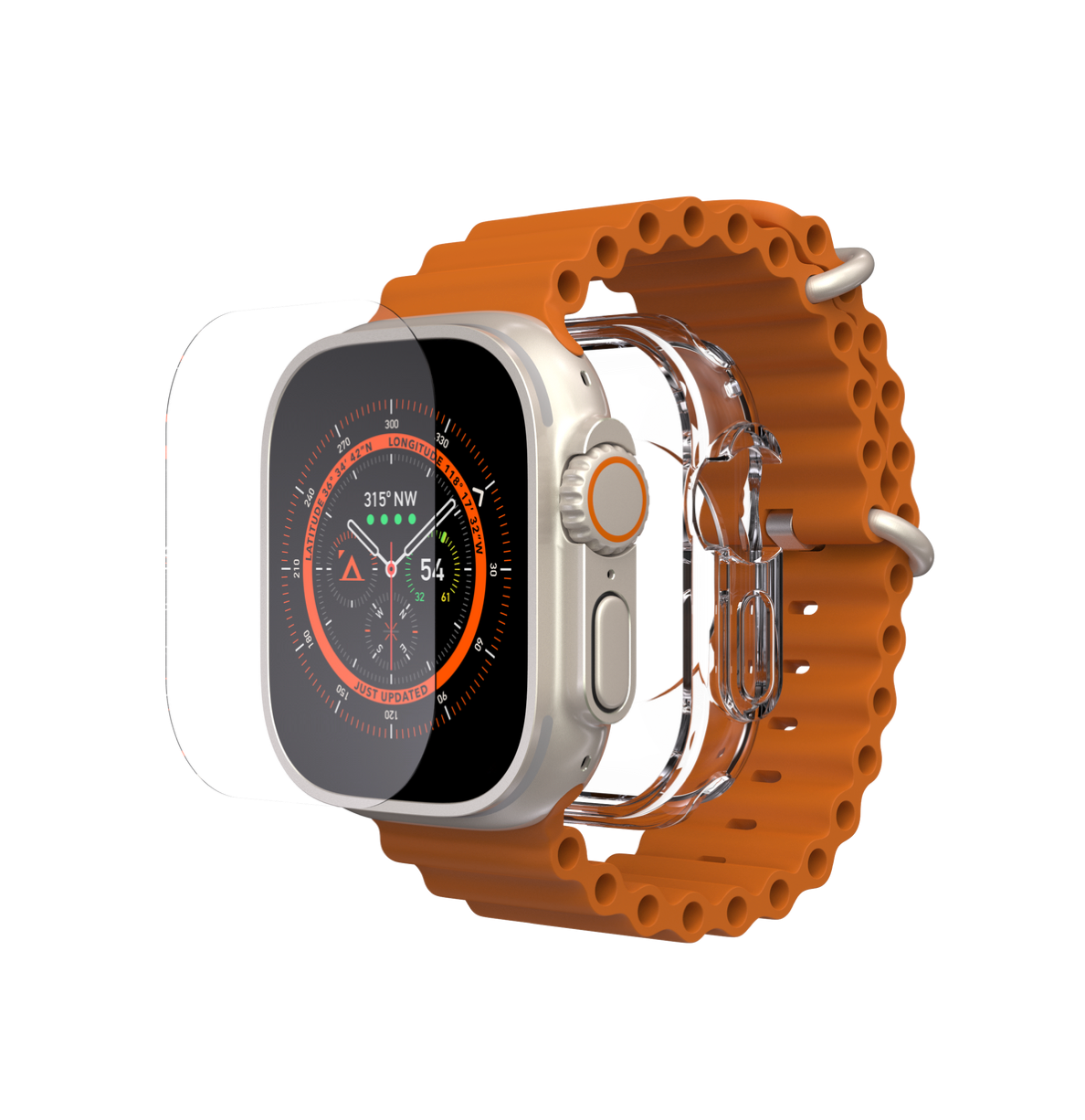 Zagg Fusion 360 Apple Watch Ultra 49mm Clear