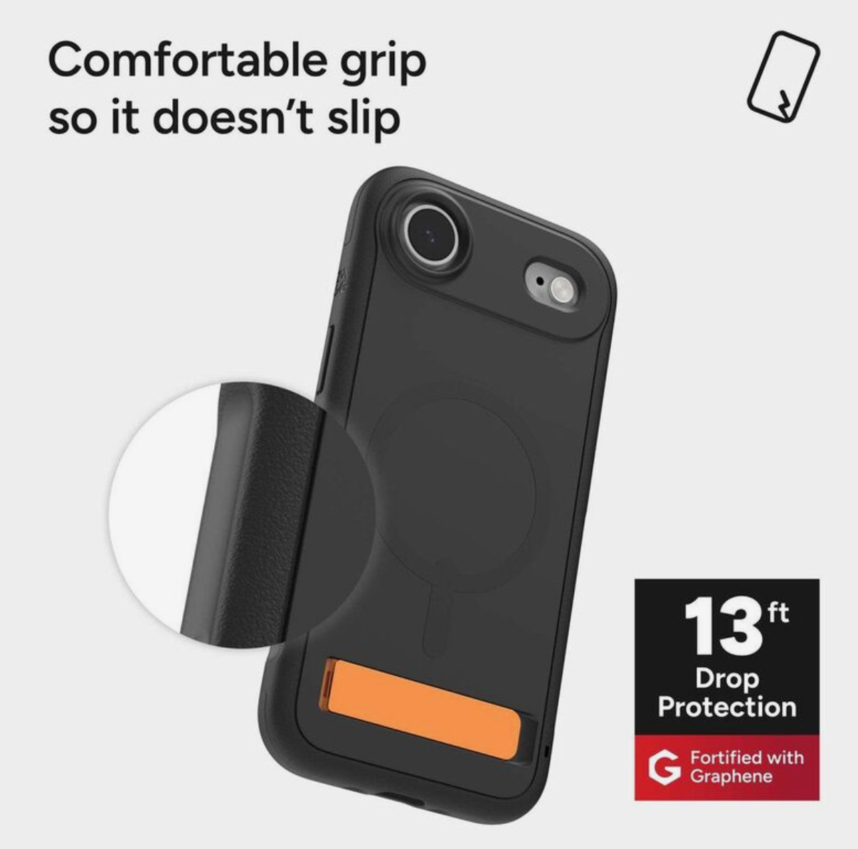 ZAGG Cases Sedona Snap iPhone 17 Air Black