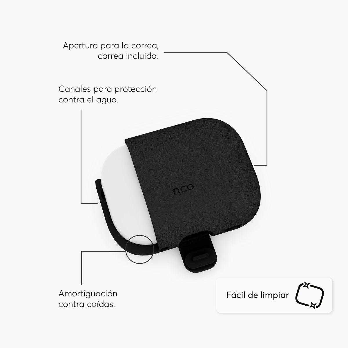 NCO SiliconeGuard  for AirPods Pro 3