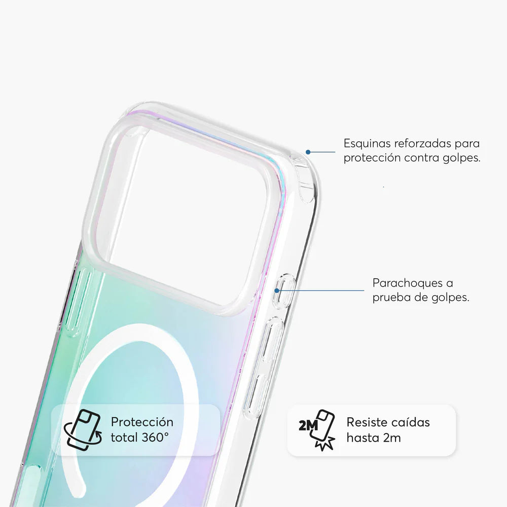 NCO SafeCase Clear Rainbow with MagSafe For iPhone 17 Pro Max