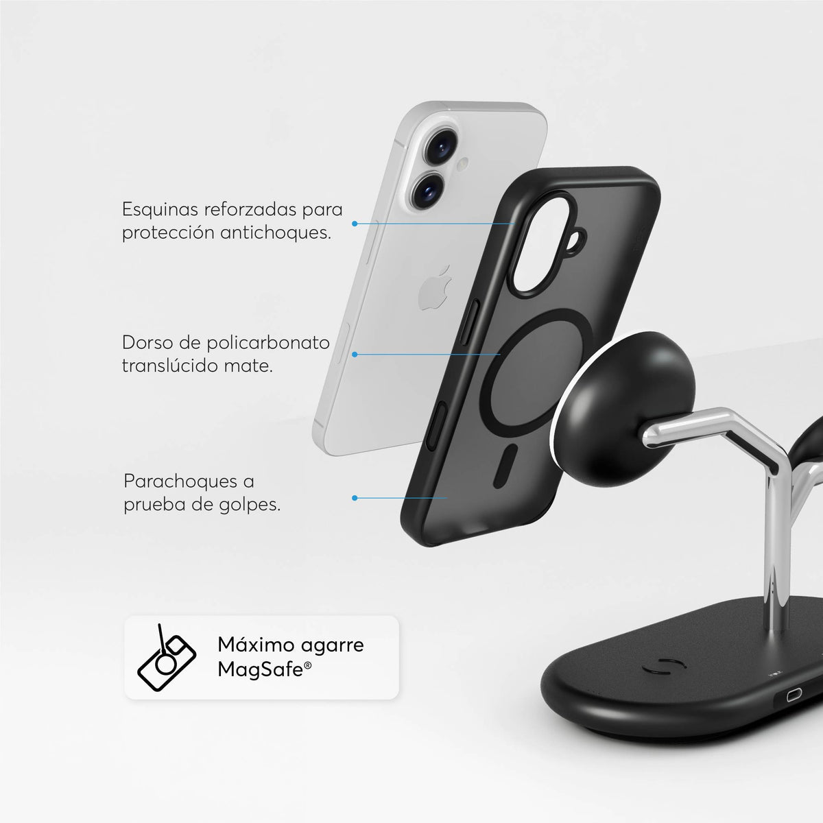 NCO SafeCase Lite with MagSafe Shadow Black  For iPhone 17 Pro Max