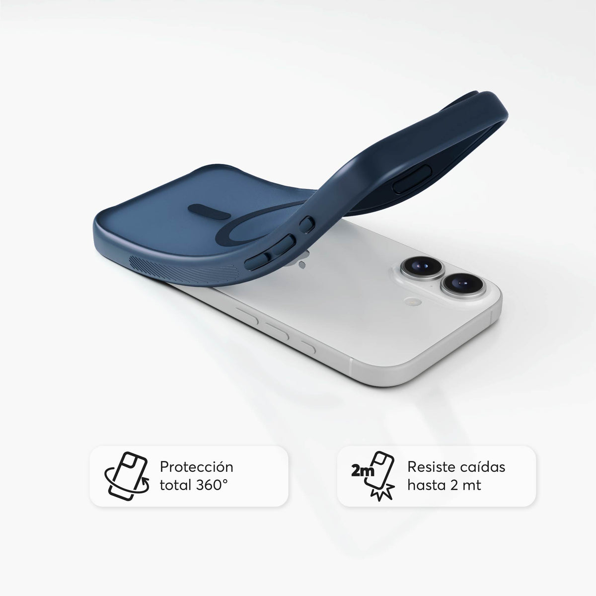 NCO SafeCase Lite with MagSafe Navy Blue  For iPhone 17