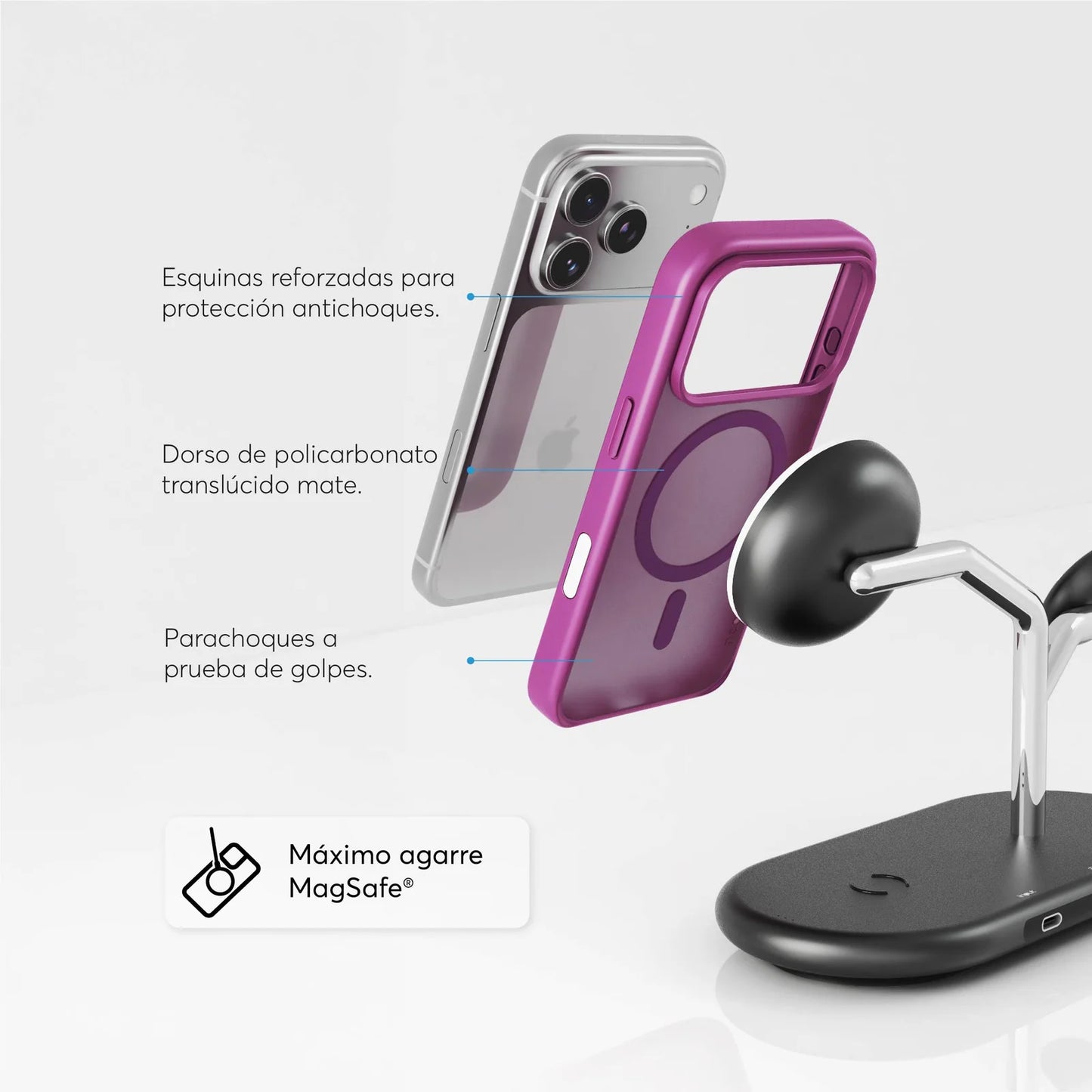 NCO SafeCase Lite MagSafe  Magenta iPhone 17 Pro