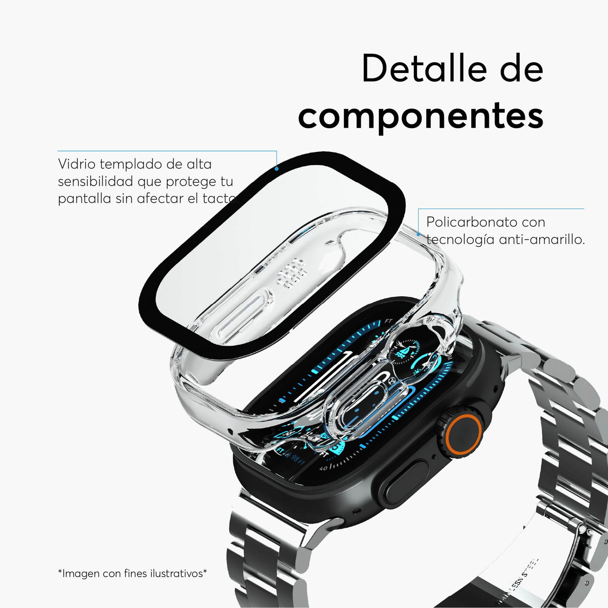 NCO ClearCase Crystal para Apple Watch Ultra 2