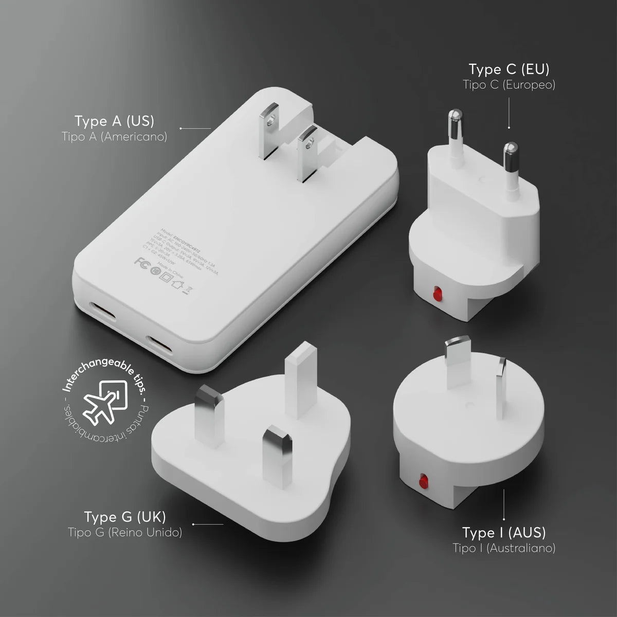 NCO PowerPlug 65W Con Travel